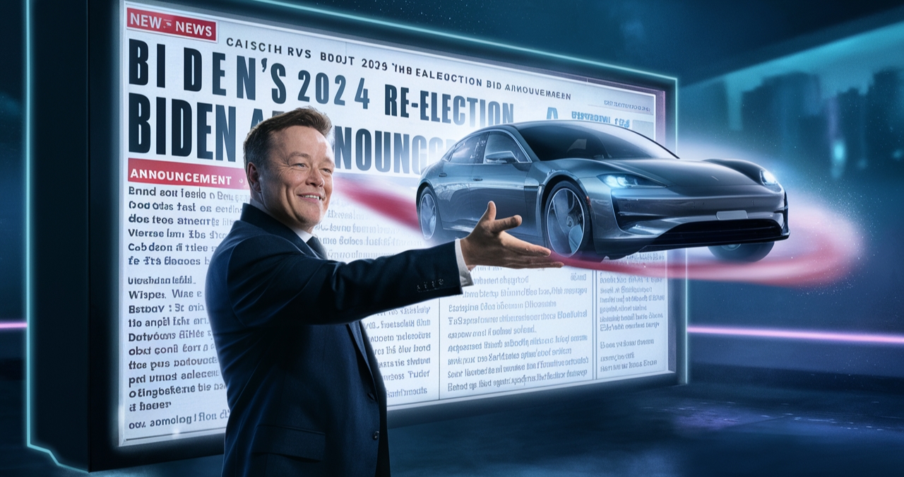 Elon Musk Throws Shade at Biden After 2024 Re-Election Bid